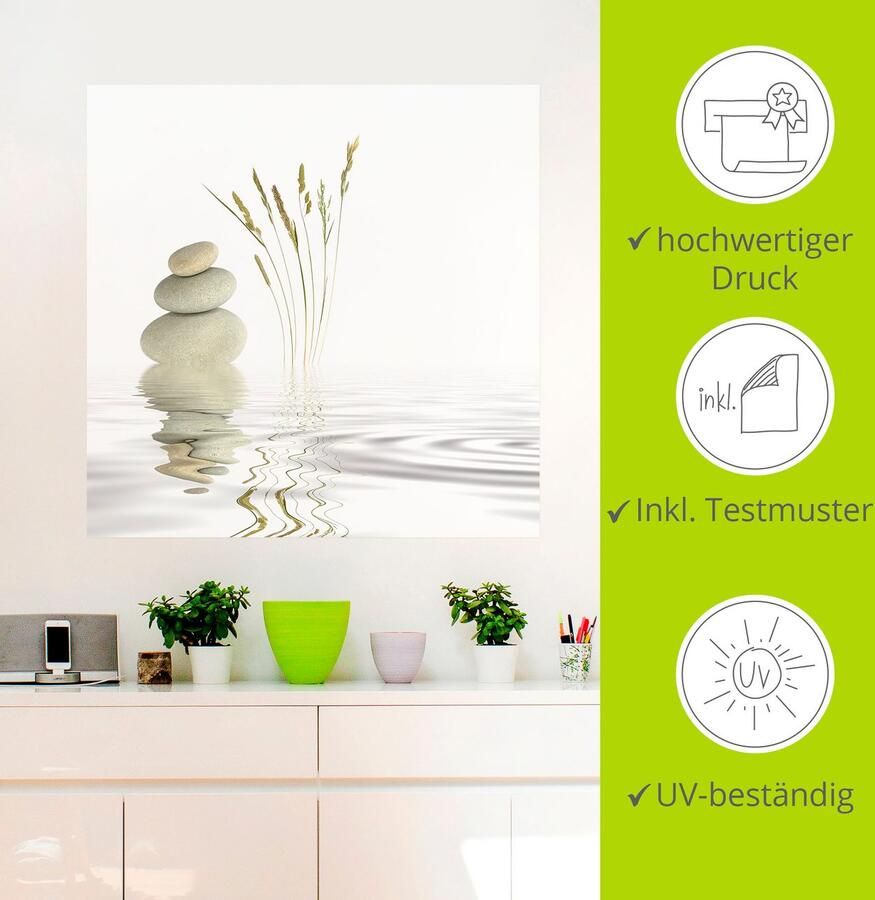 Artland Artprint Zen vrede als artprint van aluminium artprint voor buiten artprint op linnen poster muursticker - Foto 3