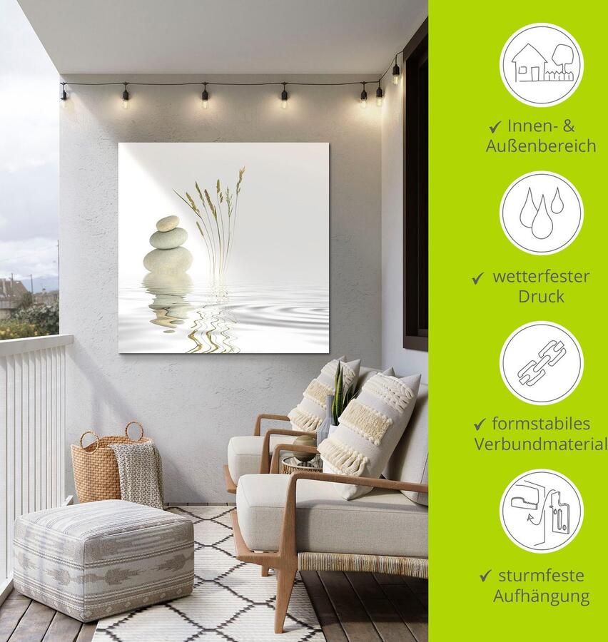Artland Artprint Zen vrede als artprint van aluminium artprint voor buiten artprint op linnen poster muursticker - Foto 6