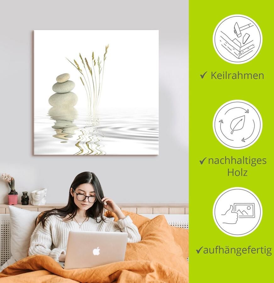 Artland Artprint Zen vrede als artprint van aluminium artprint voor buiten artprint op linnen poster muursticker - Foto 4