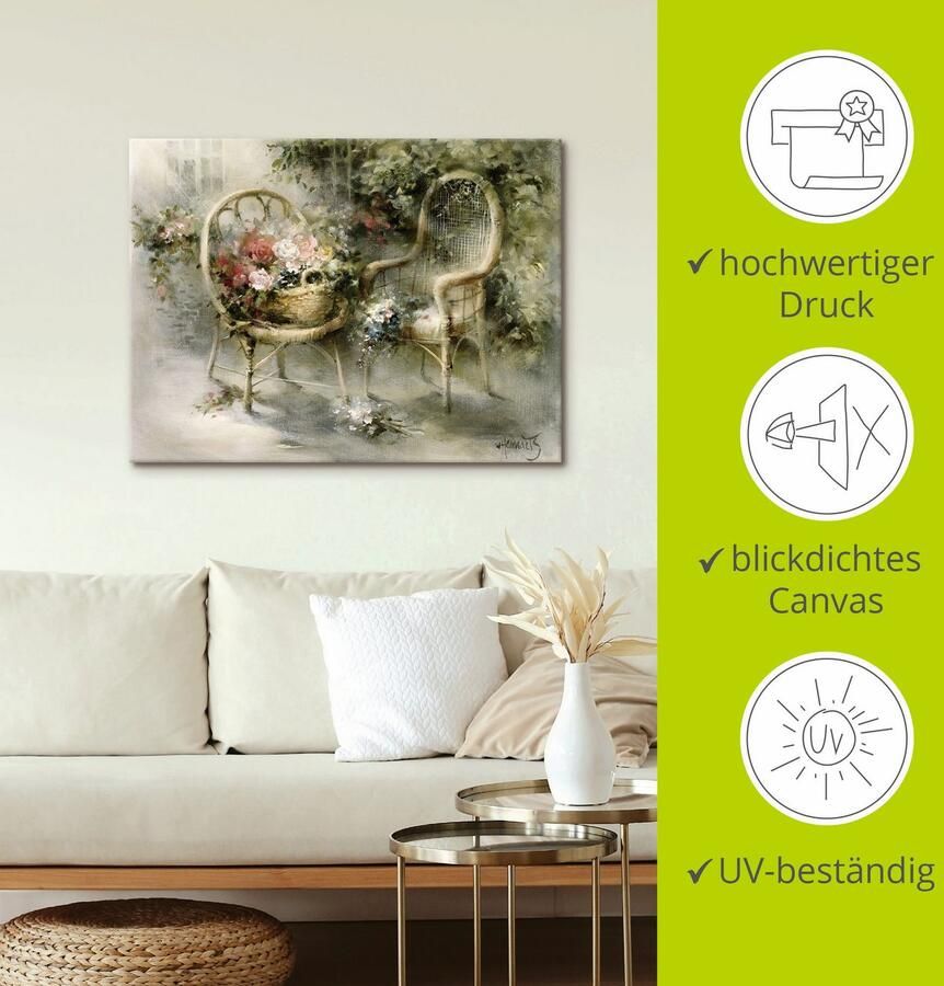 Artland Artprint Zomer II als artprint op linnen poster in verschillende formaten maten - Foto 3