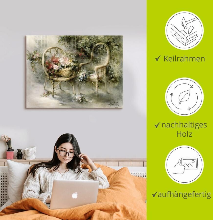 Artland Artprint Zomer II als artprint op linnen poster in verschillende formaten maten - Foto 2