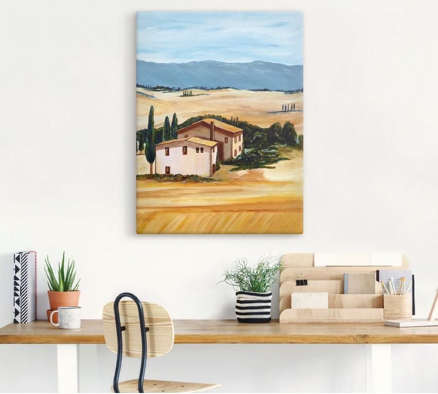 Artland Artprint Zomer in de Toscane als artprint op linnen in verschillende maten - Foto 5