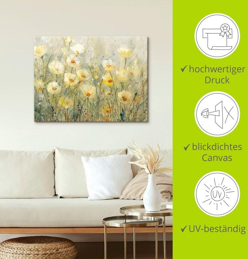 Artland Artprint Zomer in volle bloei I als artprint van aluminium artprint voor buiten artprint op linnen poster muursticker - Foto 2