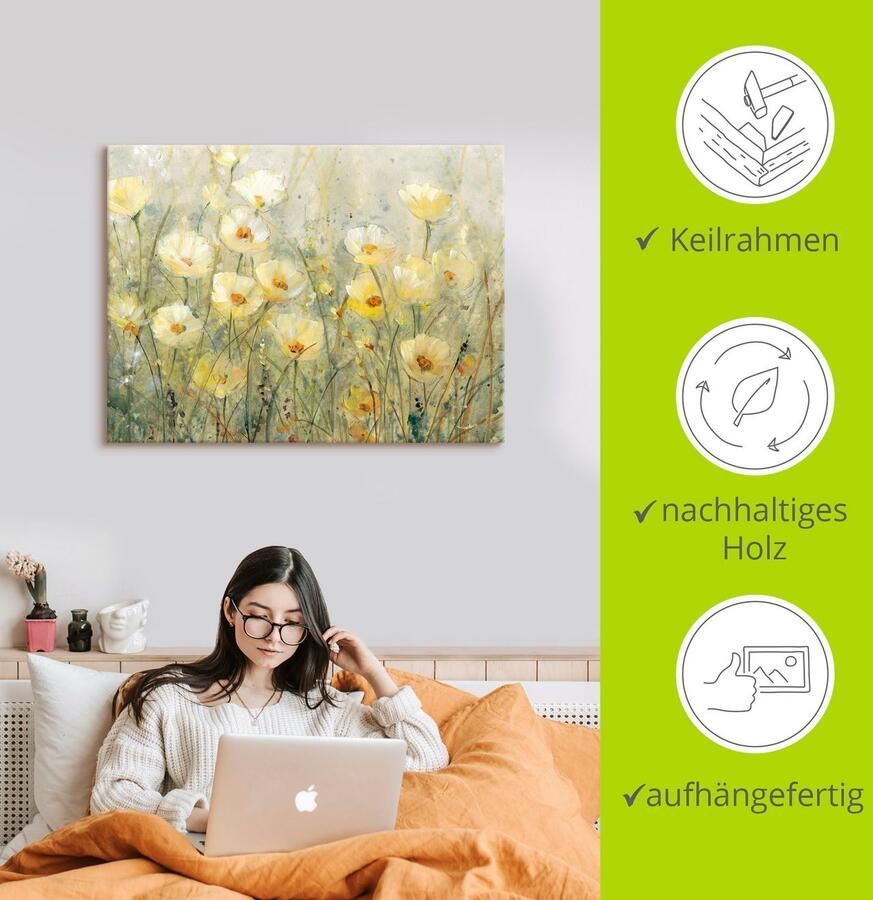 Artland Artprint Zomer in volle bloei I als artprint van aluminium artprint voor buiten artprint op linnen poster muursticker