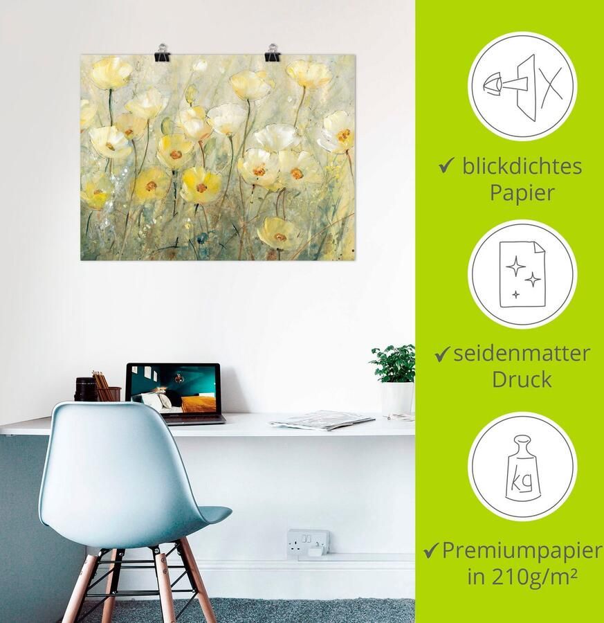 Artland Artprint Zomer in volle bloei II als artprint van aluminium artprint voor buiten artprint op linnen poster in verschillende maten. maten - Foto 2