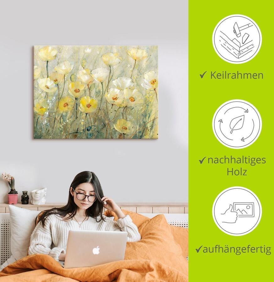 Artland Artprint Zomer in volle bloei II als artprint van aluminium artprint voor buiten artprint op linnen poster in verschillende maten. maten