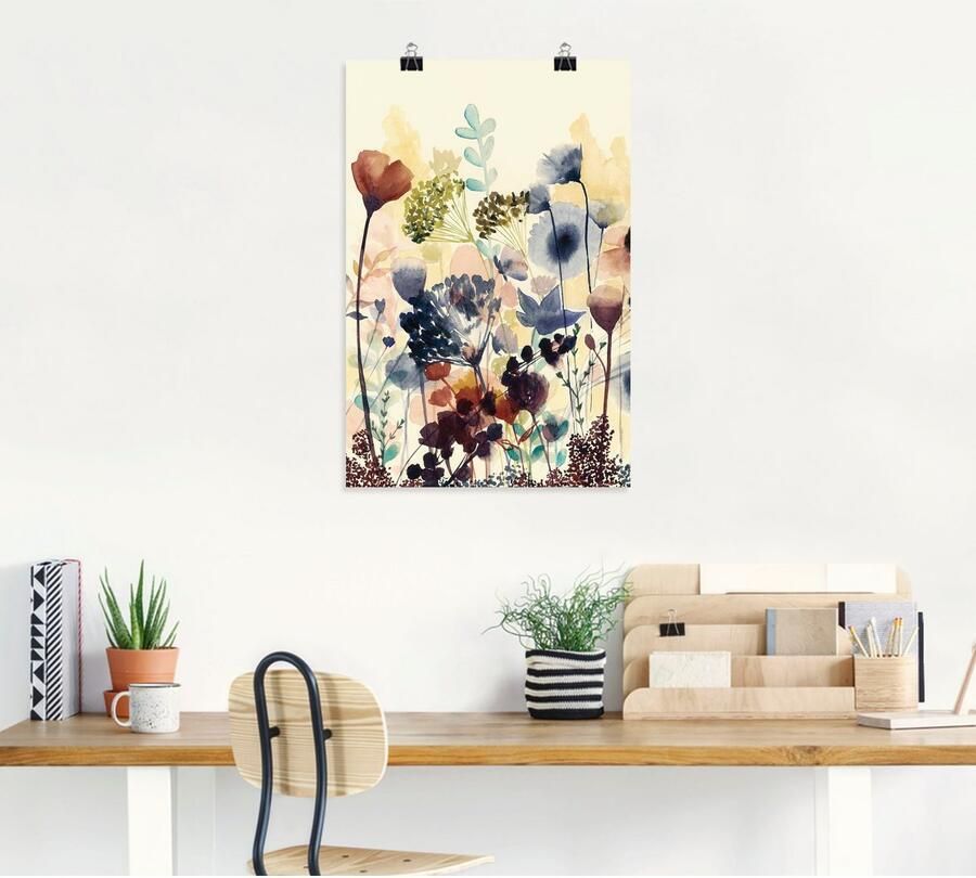 Artland Artprint Zongedroogde bloemen I als artprint van aluminium artprint voor buiten artprint op linnen poster muursticker - Foto 4