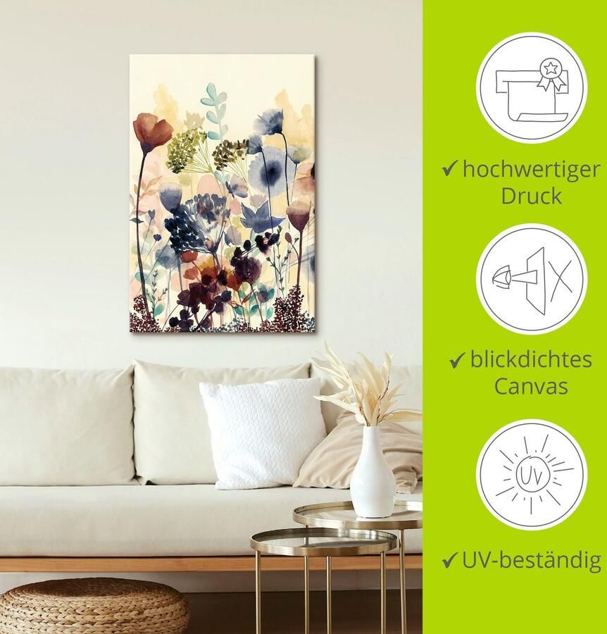 Artland Artprint Zongedroogde bloemen I als artprint van aluminium artprint voor buiten artprint op linnen poster muursticker - Foto 2