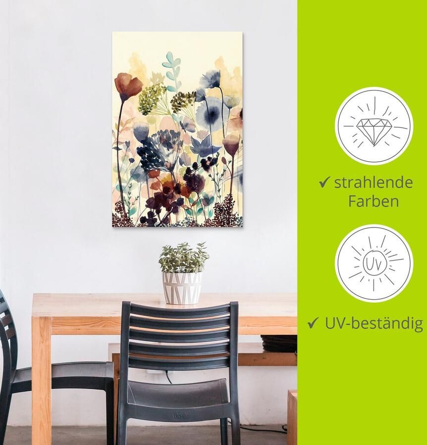 Artland Artprint Zongedroogde bloemen I als artprint van aluminium artprint voor buiten artprint op linnen poster muursticker - Foto 2