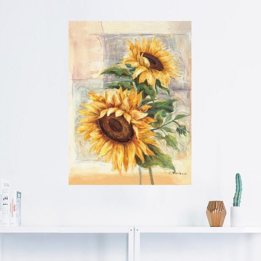 Artland Artprint Zonnebloemen II als artprint van aluminium artprint voor buiten artprint op linnen poster muursticker - Foto 2