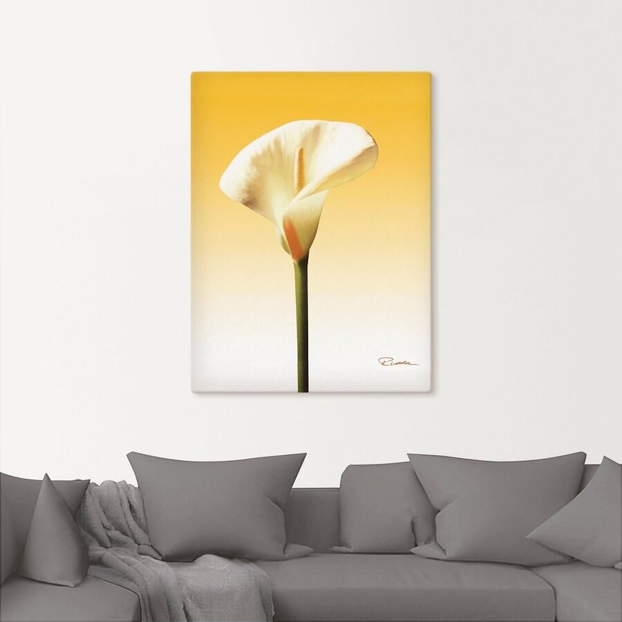 Artland Artprint op linnen Zonneschijn calla II - Foto 2
