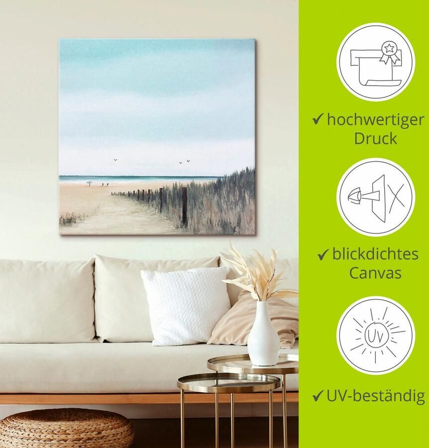 Artland Artprint Zonnige morgen I als artprint op linnen poster in verschillende formaten maten - Foto 3