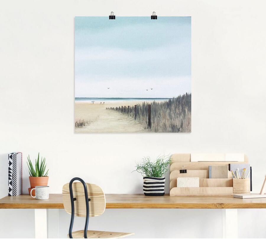 Artland Artprint Zonnige morgen I als artprint op linnen poster in verschillende formaten maten - Foto 4