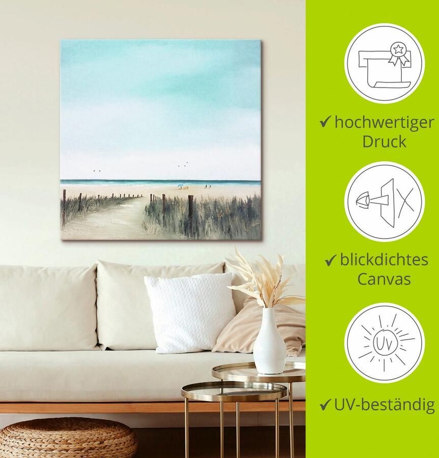 Artland Artprint Zonnige morgen II als artprint op linnen poster in verschillende formaten maten - Foto 2