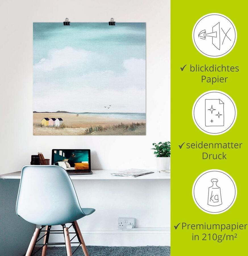 Artland Artprint Zonnige morgen III als artprint op linnen poster in verschillende formaten maten - Foto 3