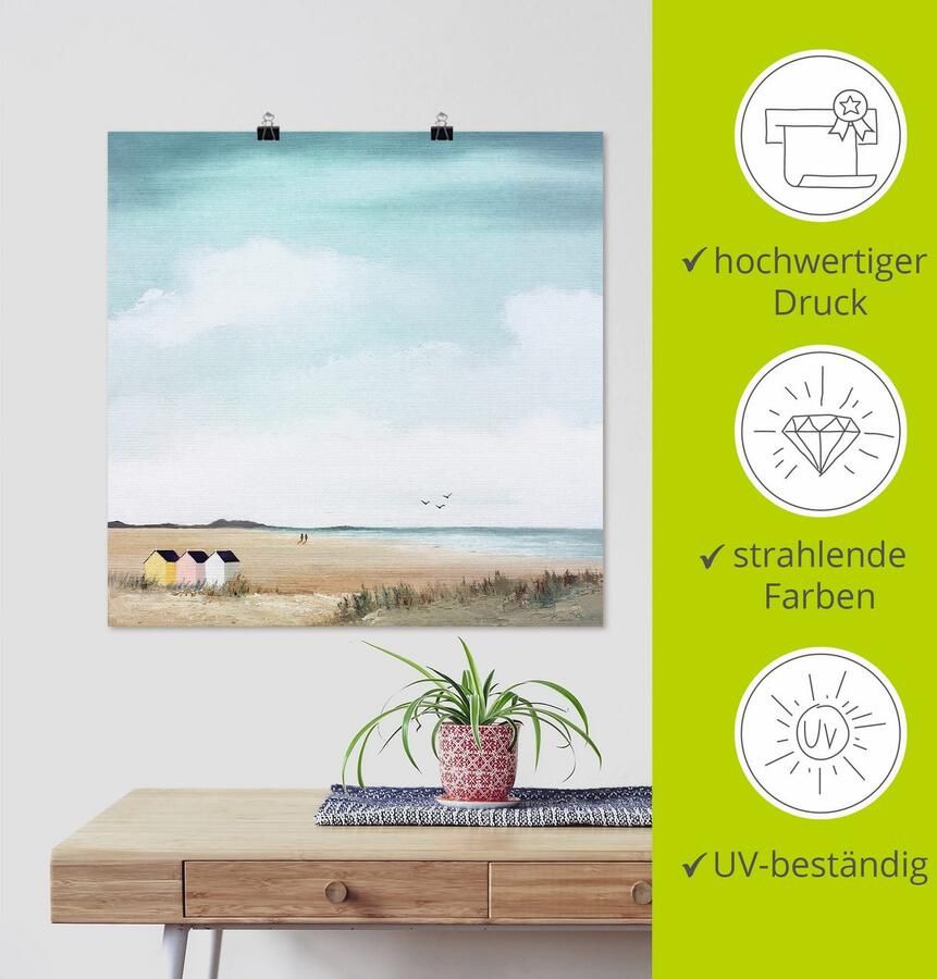 Artland Artprint Zonnige morgen III als artprint op linnen poster in verschillende formaten maten - Foto 4