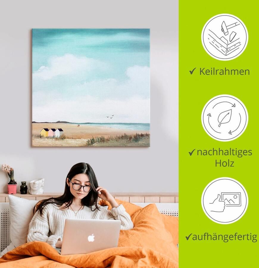 Artland Artprint Zonnige morgen III als artprint op linnen poster in verschillende formaten maten - Foto 2