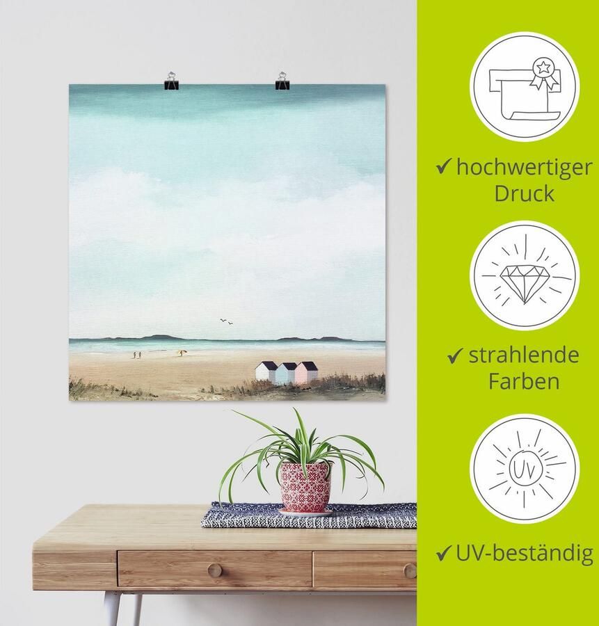 Artland Artprint Zonnige morgen IV als artprint op linnen poster in verschillende formaten maten - Foto 3