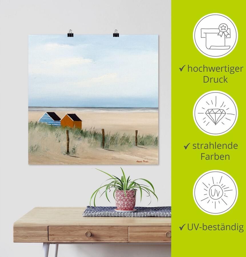 Artland Artprint Zonnige morgen V als artprint op linnen poster in verschillende formaten maten - Foto 3