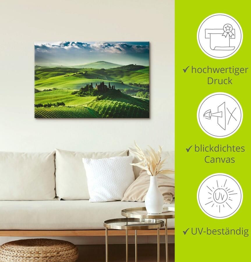 Artland Artprint Zonsopkomst boven een olijfgaard als artprint op linnen poster in verschillende formaten maten - Foto 2