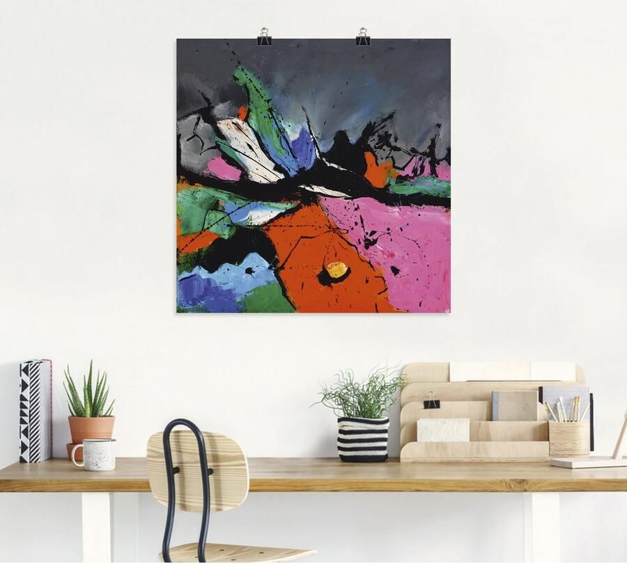 Artland Poster Abstract VI als artprint van aluminium artprint op linnen muursticker of poster in verschillende maten - Foto 4