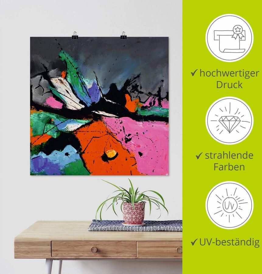 Artland Poster Abstract VI als artprint van aluminium artprint op linnen muursticker of poster in verschillende maten - Foto 3