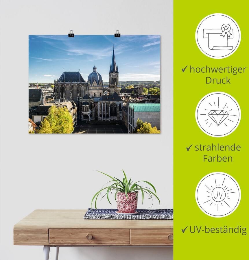 Artland Poster Akense Domkerk I als artprint van aluminium artprint op linnen muursticker of poster in verschillende maten - Foto 3