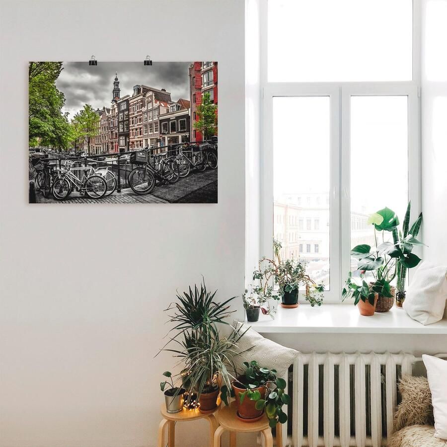 Artland Poster Amsterdam Bloemgracht I als artprint op linnen muursticker of poster in verschillende maten