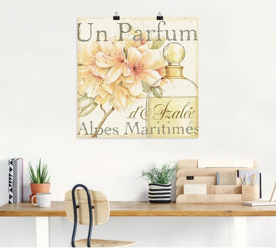 Artland Poster Bloemen en parfum III als artprint op linnen muursticker of poster in verschillende maten - Foto 4