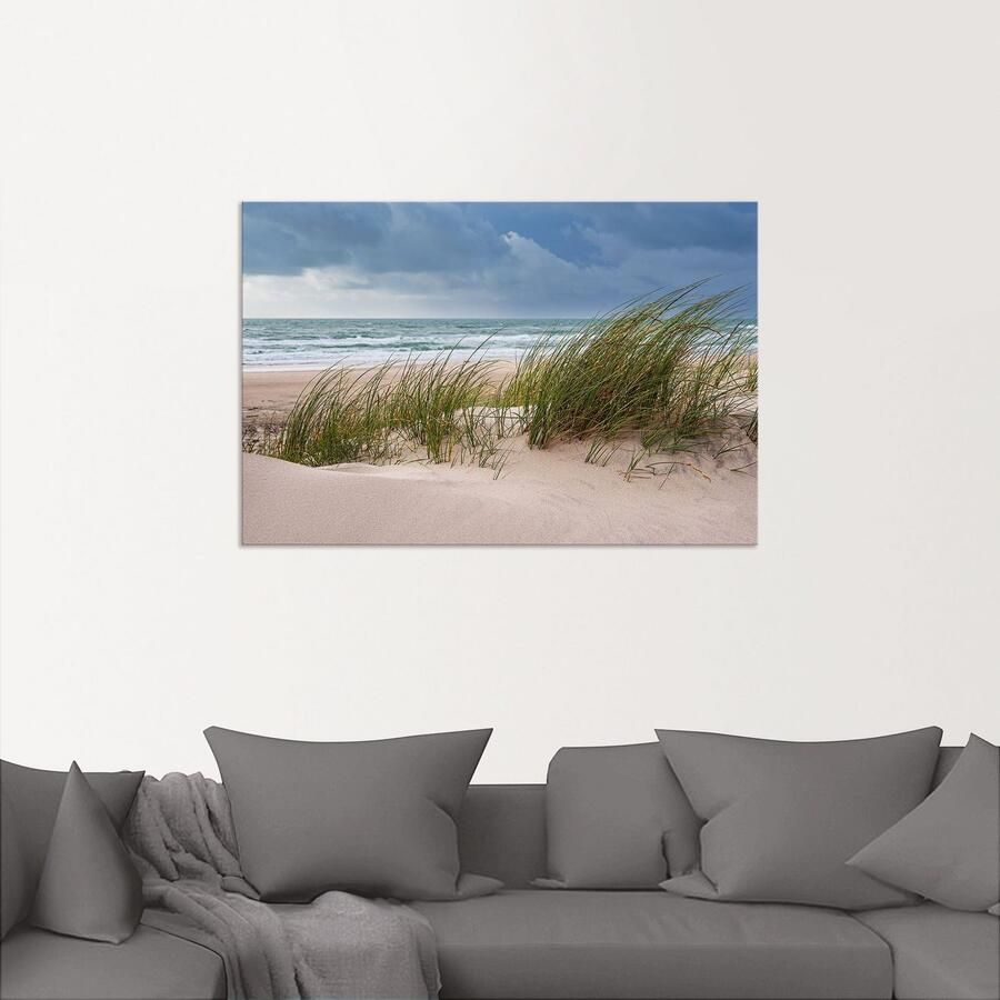 Artland Poster Duin en strand bij Hirtshals Denemarken I als artprint van aluminium artprint voor buiten artprint op linnen in verschillende maten