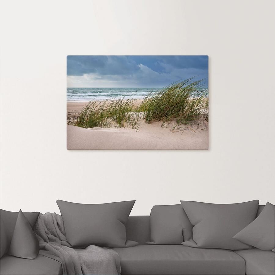 Artland Poster Duin en strand bij Hirtshals Denemarken I als artprint van aluminium artprint voor buiten artprint op linnen in verschillende maten