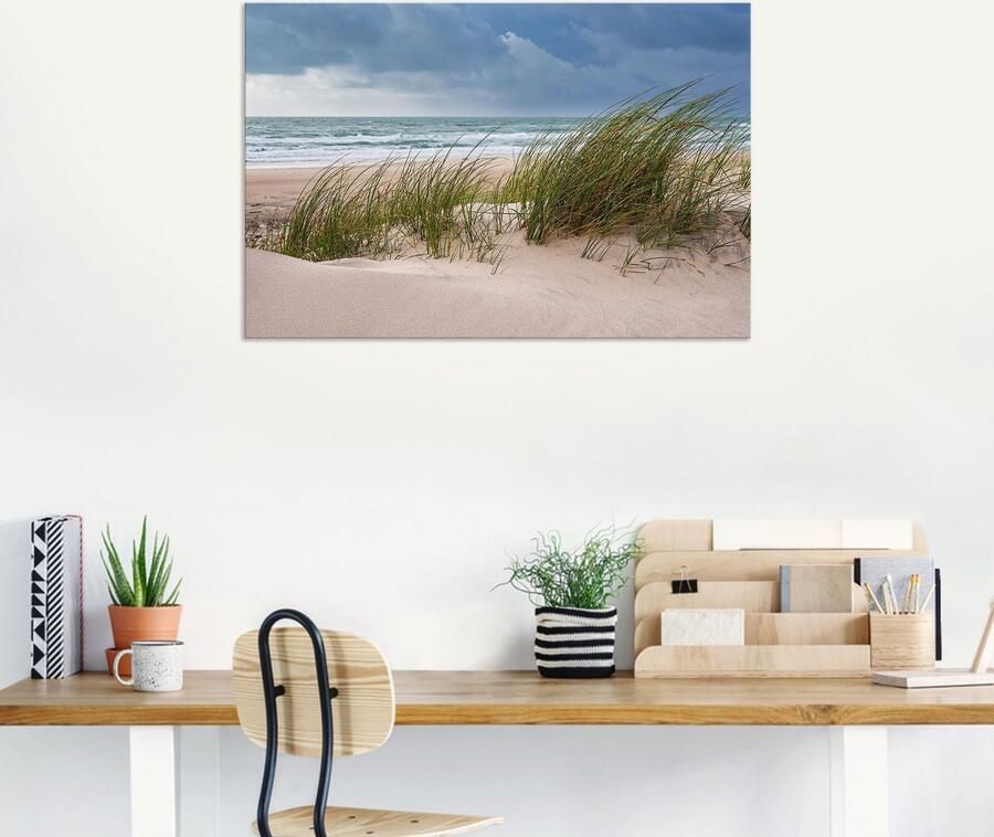 Artland Poster Duin en strand bij Hirtshals Denemarken I als artprint van aluminium artprint voor buiten artprint op linnen in verschillende maten - Foto 5