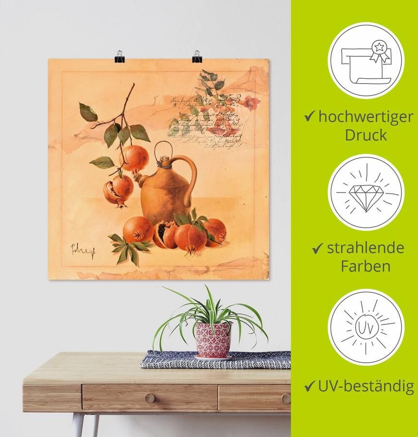 Artland Poster Gelukkige herinneringen als artprint op linnen muursticker of poster in verschillende maten - Foto 2