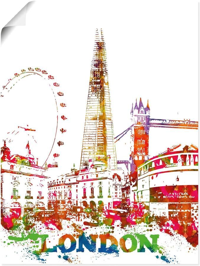 Artland Poster Londen grafisch - Foto 5
