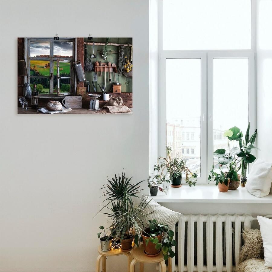 Artland Poster Rustieke boerenkeuken - Foto 2