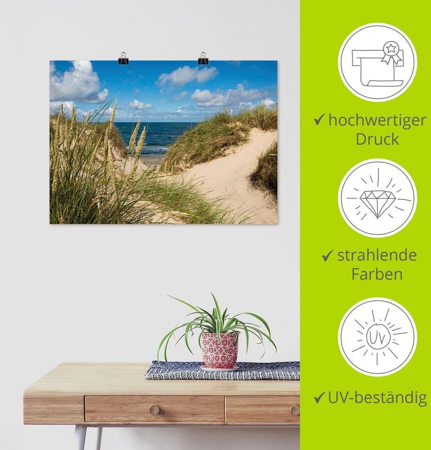 Artland Poster Strand bij Vesterhav - Foto 4