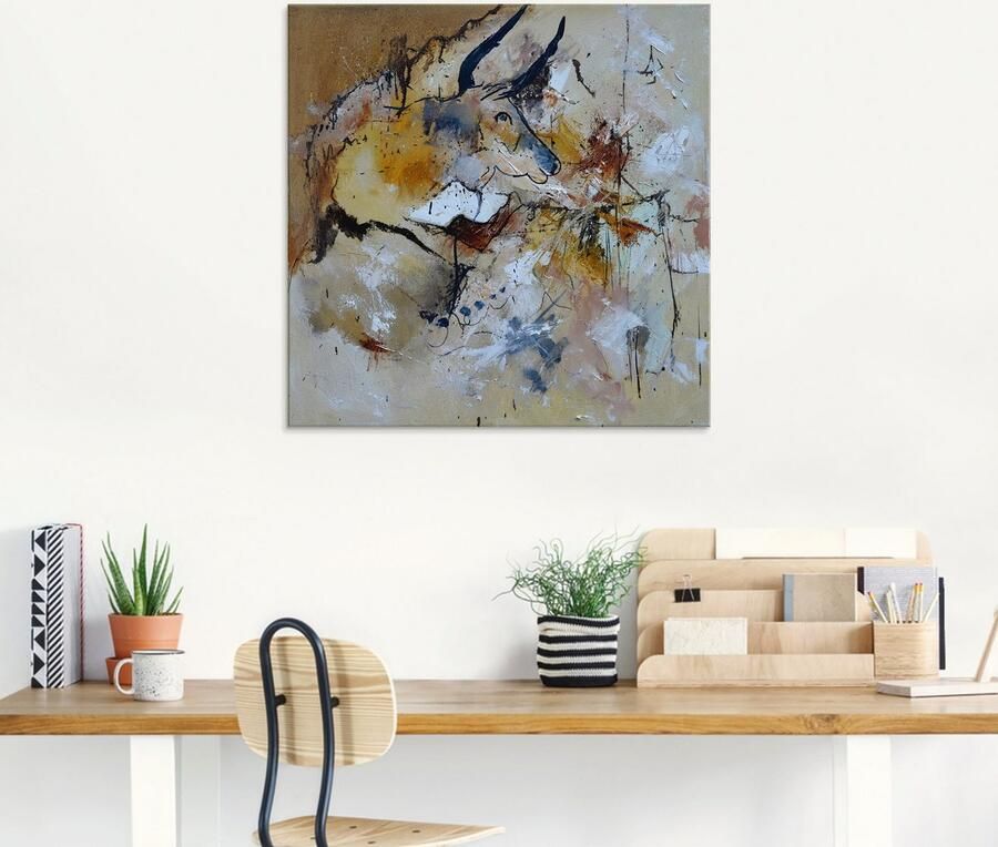 Artland Print op glas Abstract stier in verschillende maten - Foto 5