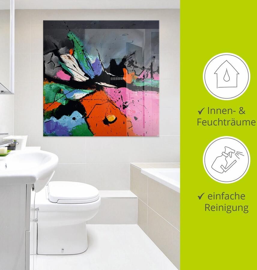 Artland Print op glas Abstract VI in verschillende maten - Foto 3