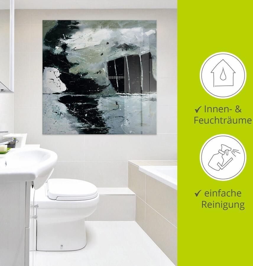 Artland Print op glas Abstract XVI in verschillende maten - Foto 3