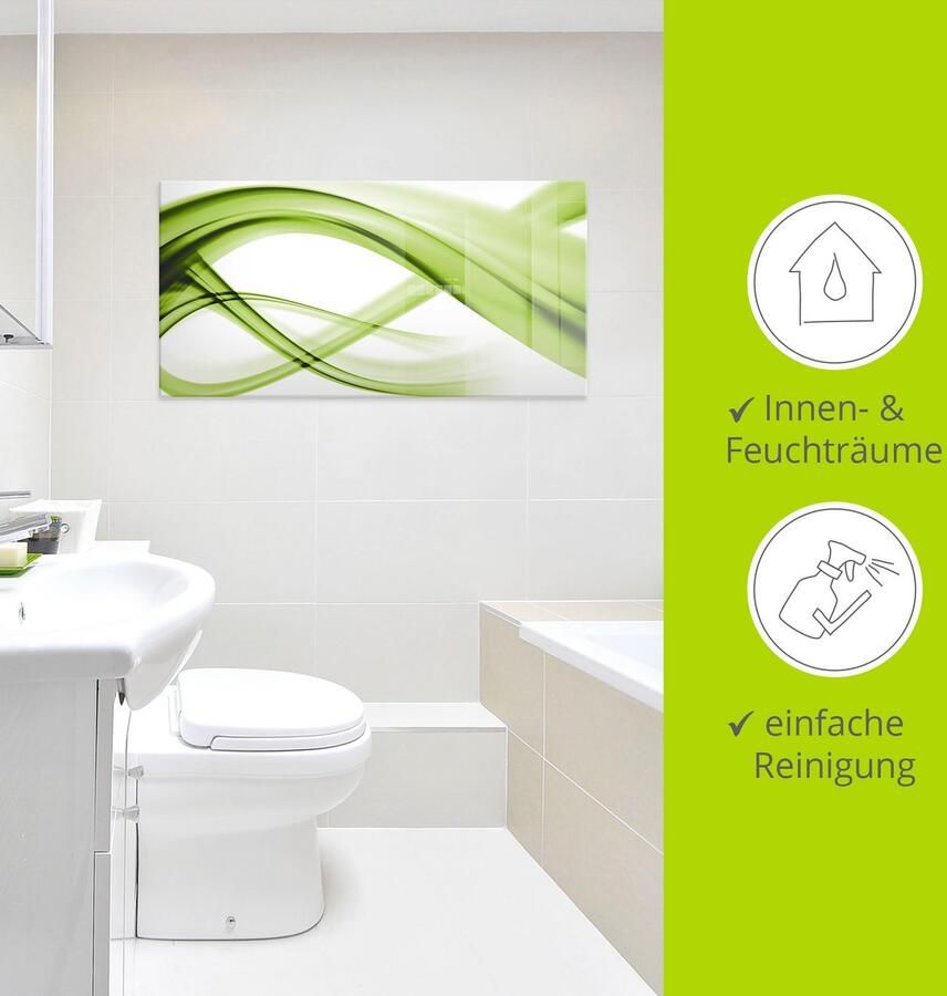 Artland Print op glas Abstracte compositie in verschillende maten - Foto 2