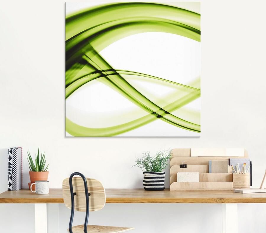 Artland Print op glas Abstracte compositie in verschillende maten - Foto 5