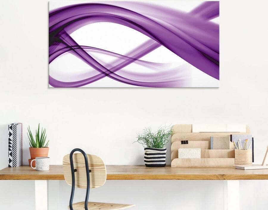 Artland Print op glas Abstracte compositie in verschillende maten - Foto 5