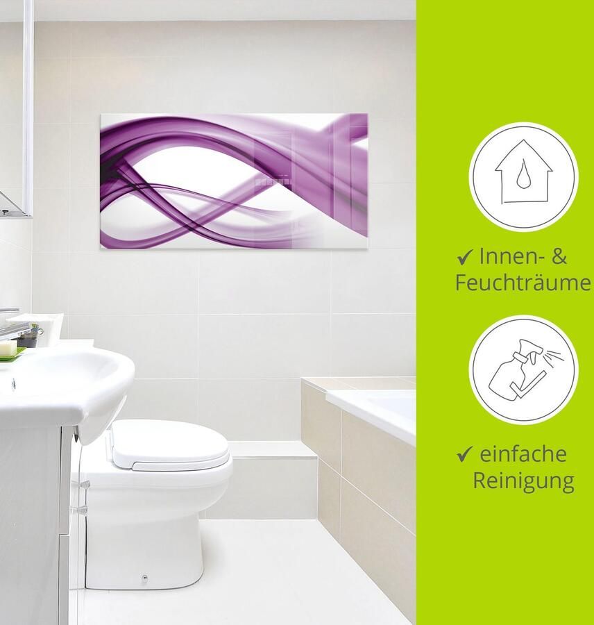 Artland Print op glas Abstracte compositie in verschillende maten - Foto 2