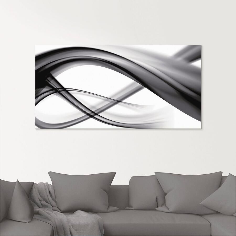 Artland Print op glas Abstracte compositie in verschillende maten - Foto 2