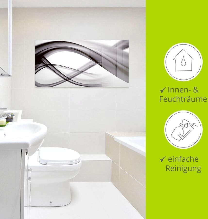 Artland Print op glas Abstracte compositie in verschillende maten - Foto 2