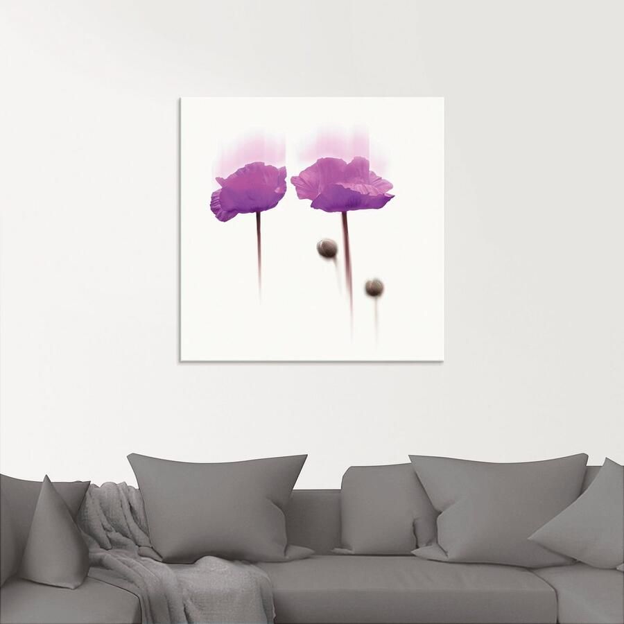 Artland Print op glas Bloem abstract I in verschillende maten - Foto 2