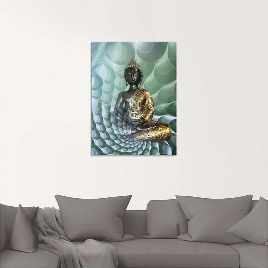 Artland Print op glas Boeddha s droomwereld CB - Foto 2