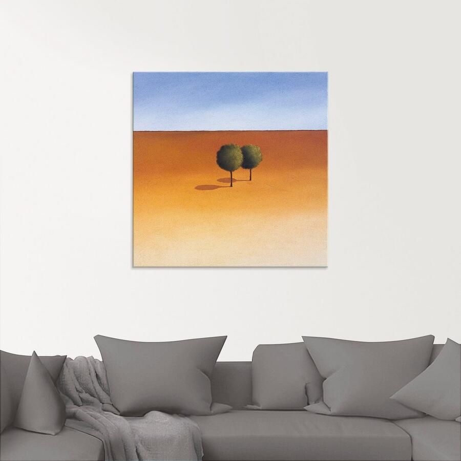 Artland Print op glas Bomen in verschillende maten