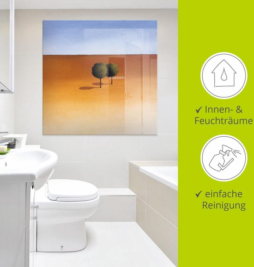 Artland Print op glas Bomen in verschillende maten - Foto 3