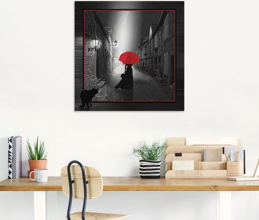 Artland Print op glas De vrouw met de rode kap 2 - Foto 5